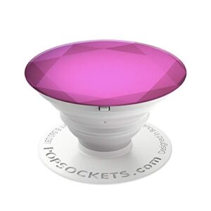 PopSockets: Collapsible Grip & Stand for Phones and Tablets - Metallic Diamond Fuchsia