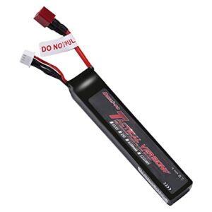 BosLi-Po 11.1v Lipo Battery Airsoft 1100mAh 3S 25C Rechargeable LiPo Airsoft Batteries with Deans-T Connector for Airsoft Guns