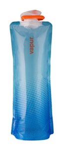 Vapur Shades Flexible Water Bottle - with Clip, 1.5 Liter (50 oz) - Translucent Blue