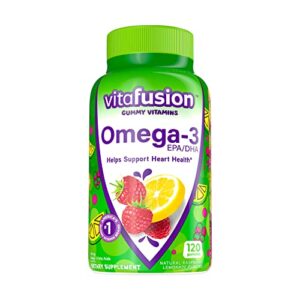 Vitafusion Omega 3 Gummies, 120 Count (Packaging May Vary)