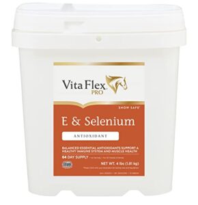 Vita Flex Pro E and Horse Selenium Supplement, Balanced Essential Antioxidants, 4 Pound, 64-Day Supply