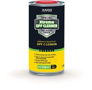 XADO Xtreme DPF Cleaner for Diesel Engine of Heavy Duty Machinery - Diesel Particulate Filter Restorer Additive - Fuel Tanks up to 130 Gal
