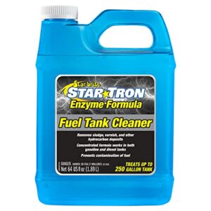 STAR BRITE Star Tron Tank Cleaner, 64 OZ - Removes Sludge, Varnish & Other Deposits - Concentrated Formula Works In Gas Tanks & Diesel Tanks (093664)