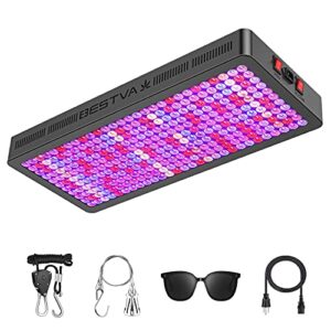BESTVA 4000W Led Grow Light 7x5ft Coverage LM301B Diodes 10x Optical Reflector Full Spectrum LED Grow Lights for Indoor Plants Greenhouse Veg Bloom Light Hydroponic Grow Lamp