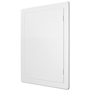 Access Panel for Drywall - 6 x 9 inch - Wall Hole Cover - Access Door - Plumbing Access Panel for Drywall - Heavy Durable Plastic White