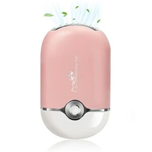 MISMXC Eyelash Fan,Rechargeable Handheld Mini Fan Lash Dryer with Built in Sponge,Perfect for Eyelash Extension Application