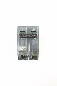 GE THQL2150 Molded CASE Circuit Breaker 2P 50A AMP 120/240V-AC D575771