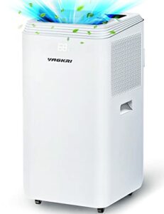VAGKRI Portable Air Conditioners 12000 BTU, 3-in-1 AC Unit with Fan & Dehumidifier Cools up to 400 sq. ft, Portable AC with ECO Mode, 3 Fan Speeds, Auto Swing, 24H On/Off Timer, Remote Control