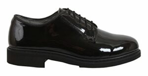 Rothco Uniform Oxford/Hi-Gloss Shoe, Black, 8.5