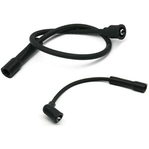 Spark Plug Wires Black 8.8mm For Davidson 883 1200 Sportster XL 86-03,‎2104-0143,144025,Black, Vanshly