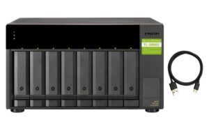 QNAP TL-D800C 8 Bay Desktop JBOD Storage Enclosure with USB 3.2 Gen 2 Type-C Connectivity