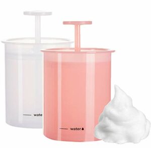 Face Foam Maker Rich Cream Foamer Skincare Tools Travel Household Convenient Quick Lightweight Cup Whip Wash Facial Skin 2 Pieces