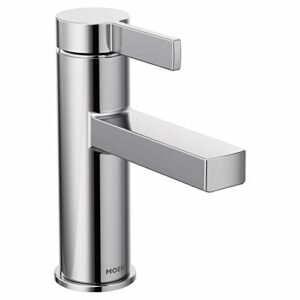 Moen 84774 Beric One-Handle Single Hole Bathroom Faucet with Drain Assembly, Chrome