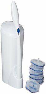 Clorox Toilet Wand Kit with Caddy & Refill Heads - Includes 6 per case