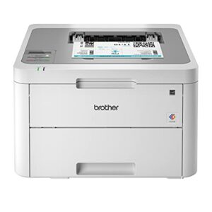 Brother HL-L3210CW USB & Wireless Digital Color Laser Printer for Home Business Office - Single-Function: Print Only - 600 x 2400 dpi, 250-Sheet Large Capacity, BROAGE Printer Cable