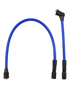 10mm Spark Plug Wire Fits for Harley Davidson Sportster 883 1200 XL 1986-2003, 2104-0143 - Blue Silicone