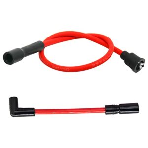 Red Spark Plug Wires Black 8.8mm Compatible with Davidson 883 1200 Sportster XL 86-03,2104-0143, Red Color, Vanshly