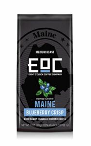 Eight O'Clock Coffee Flavors of America Ground Coffee, Maine Blueberry Crisp, 11 Ounce, 100% Arabica, Kosher Certified,Count 1(Pack of 1)