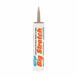 Sashco Big Stretch Acrylic Latex High Performance Caulking Sealant, 10.5 Ounce Cartridge, Slate Gray (Pack of 12)