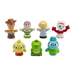 Fisher-Price Disney Toy Story 4, 7-Figure Pack by Little People [Amazon Exclusive]