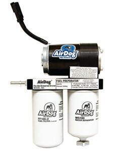 AirDog 150 Gallons Per Hour (GPH) Flow Rate For 2001-2010 Chevrolet/GM Duramax Diesel With LB7, LLY, LBZ, & LMM Engines Preset At 8psi Single Piece Pump Body - No Drilling Required