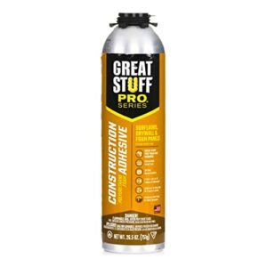 Great Stuff 343087 PRO 26.5-Ounce Construction Adhesive, Each