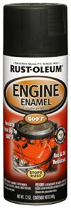 Rust-Oleum 248938 Blk, 12 oz, Automotive Engine Enamel Spray Paint, 12 Ounce (Pack of 1), Low-Gloss Black, 11 Fl Oz