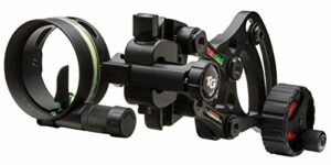 TRUGLO RANGE-ROVER Series Single-Pin Moving Bow Sight, Black, Left-Handed, .019