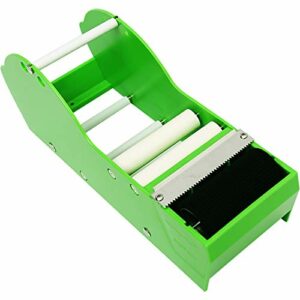 QILIMA Desktop Tape Dispenser,Water Activated Tape Dispenser,Green,12.6in Gum Tape Dispenser Sealing Office Supplies