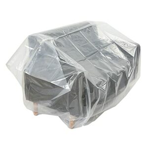 Sattiyrch Loveseat Cover Plastic Cushion Bag for Moving Protection and Long Term Storage (Loveseat)