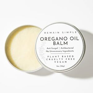 Oregano Oil Balm - Strongest All Natural Antifungal Made with Oil of Oregano to Help Heal The Skin & Treat Eczema, Ringworm, Jock Itch, Cracked Skin, Nail Fungus and Much More - Vegan Made in The USA