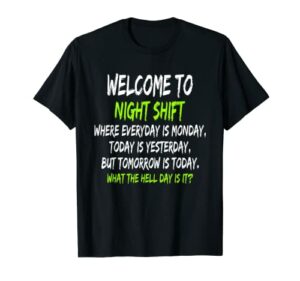 Night Shift Workers Gift, Funny Midnight Shift Gifts T-Shirt