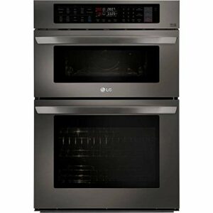 LG LWC3063BD 30 Black Stainless Convection Double Wall Oven