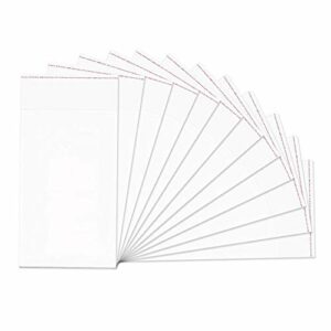 300ct Clear Resealable Cellophane Bags 3x5 Self Adhesive Bags 1mil Self-Sealing OPP Cello Gift Bags for Cookies Decorative Bakery Party Favors Jewelry Crafts Candies Candles 11 Sizes to Choose from