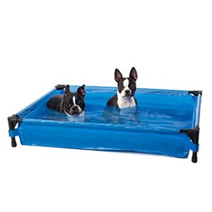 K&H PET PRODUCTS Dog Pool & Pet Bath Blue Large 30 X 42 X 7 Inches