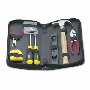 BOS92680 - General Repair 8 Piece Tool Kit in Water-Resistant Black Zippered Case