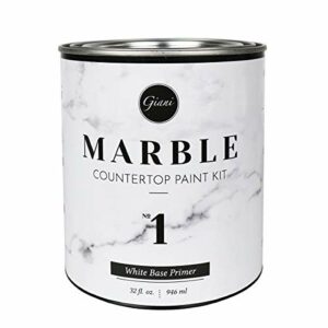 Giani FG-MB WHT PRMR Marble Countertop Paint Step 1 White Primer, 32 Fl Oz (Pack of 1)