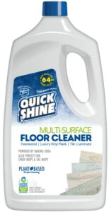 Quick Shine Multi Surface Floor Cleaner 64oz | Ready to Use, Dirt Dissolving, Streak Free, No Rinse | Use on Hardwood, Laminate, Luxury Vinyl Plank LVT, Tile & Stone | Safer Choice Cleaner