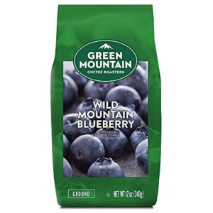 Green Mountain Coffee Roasters Wild Mountain Blueberry, Ground Coffee, Flavored Light Roast, Bagged 12 oz
