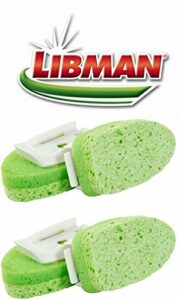 Cleaning Sponge Non-Scratch Libman Gentle-Touch Refills 2 -2-Packs (4 total sponges) Made in USA