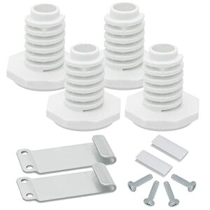 Techecook W10869845 Dryer Stacking Kit - Replacement for Whirl-pool May-tag Standard and Long Vent Dryer & Washer - W10298318 W10761316 W10298318RP AP6047938 PS3407625