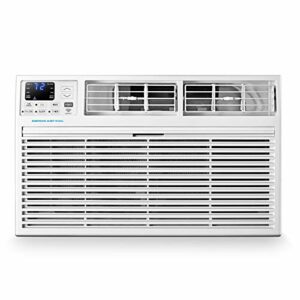 Emerson Quiet Kool 8,000 BTU 115V Smart Through-The-Wall Air Conditioner with Remote, Wi-Fi, and Voice Control | Energy Star | Cools Rooms up to 350 Sq.Ft. | 24H Timer | EATC08RSE1T, 8000 WiFi, White