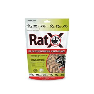 EcoClear Products 620100-6D RatX All-Natural Non-Toxic Humane Rat and Mouse Rodenticide Pellets, 8 oz. Bag