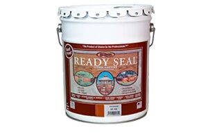Ready Seal 530 Exterior Stain and Sealer for Wood, 5-Gallon, Mahogany
