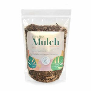 Urban Thumb & Co Ultra Fine Garden Plant Mulch - Top Cover for Indoor / Outdoor Potted House Plants - Compact Size, Potting Mix for Urban Plant Lovers- 3.25 Quarts
