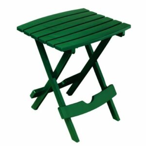 Adams Manufacturing 8500-16-3700 Plastic Quik-Fold® Side Table, Hunter Green
