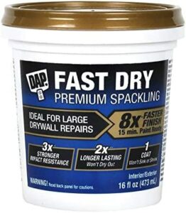 DAP Products Fast Dry Premium Spackling 16.0 Fl Oz, Off White