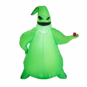 Gemmy 3 1/2 Airblown Inflatable Nightmare Before Christmas Oogie Boogie Holding Dice