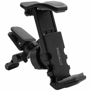 Macally Car Vent Phone Mount, [Universal Design] Clip Cell Phone Holder for Car - Air Vent Phone Mount for Car - Easy Clamp Cradle in Vehicle Compatible with All Apple iPhone Android Smartphone, etc.