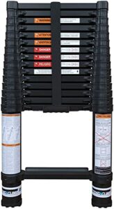 Xtend & Climb Contractor Series 155+/300 Aluminum Telescoping Ladder 15.5 Ft Extension Ladder Certified ANSI Type 1A-300lbs Combo with Instruction Manual